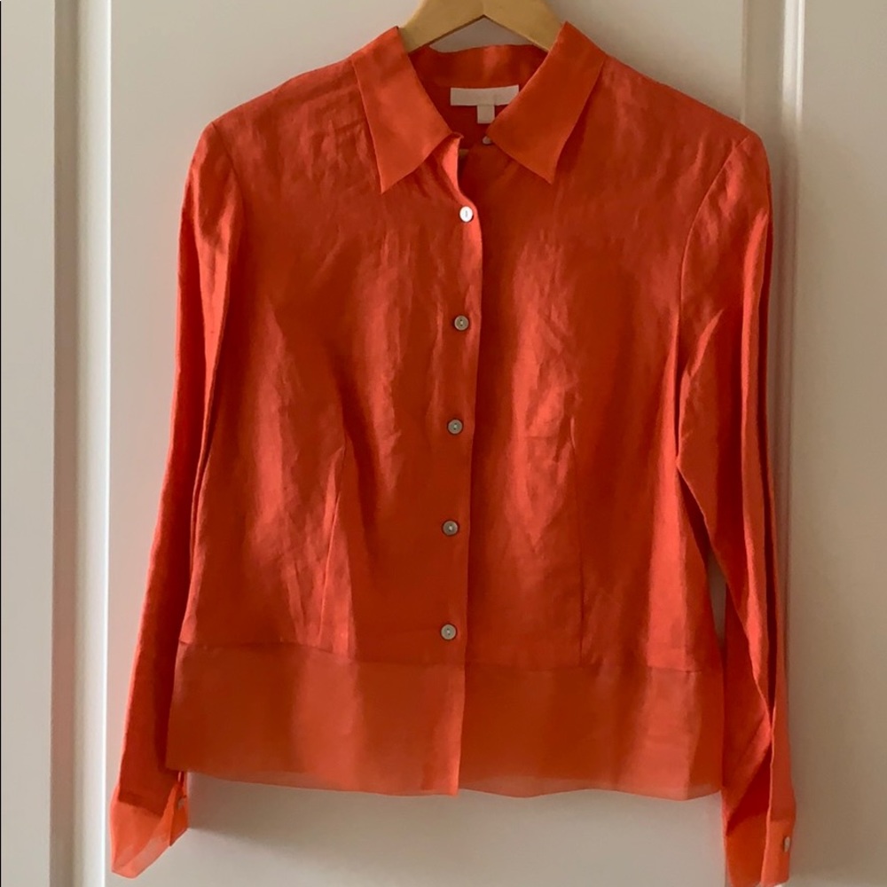 Never worn Linen and silk casual/dress shirt